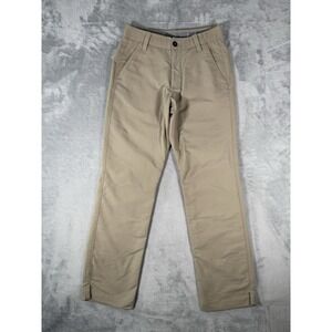 Under Armour Golf Pants Mens 30x30 Tan Match Play Performance